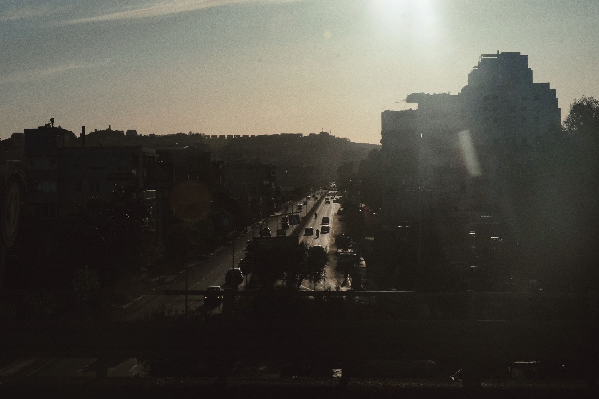 Магистрален залез